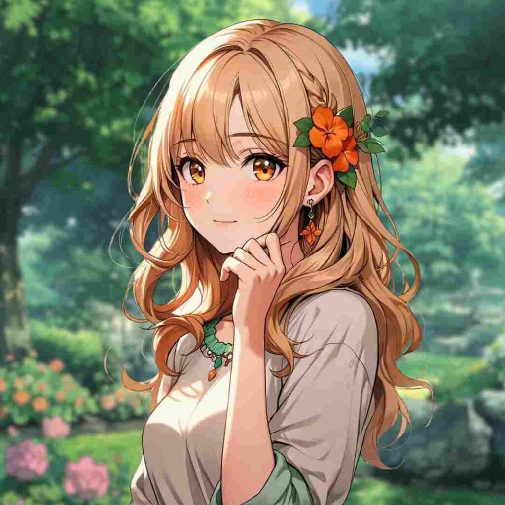 Beautiful Dark Anime Girl DP